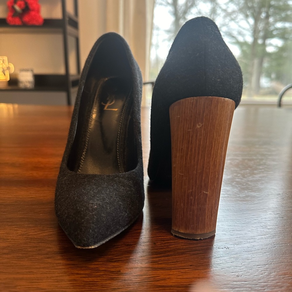 Yves St. Laurent , YSL  size 38 pump with block heel